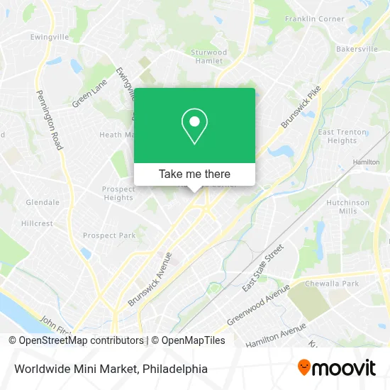 Worldwide Mini Market map