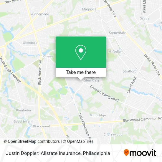 Justin Doppler: Allstate Insurance map