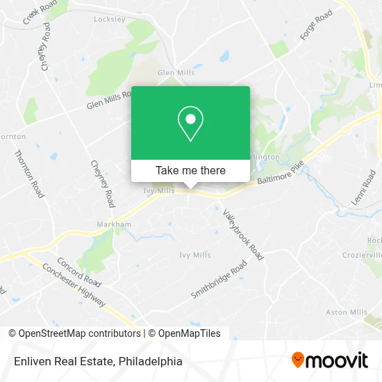 Enliven Real Estate map