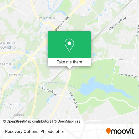 Recovery Options map