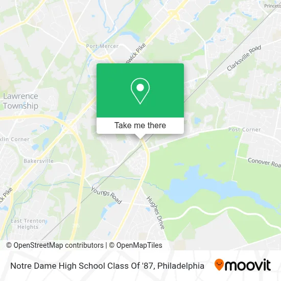 Notre Dame High School Class Of '87 map