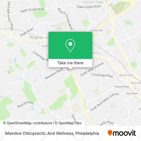 Mainline Chiropractic And Wellness map
