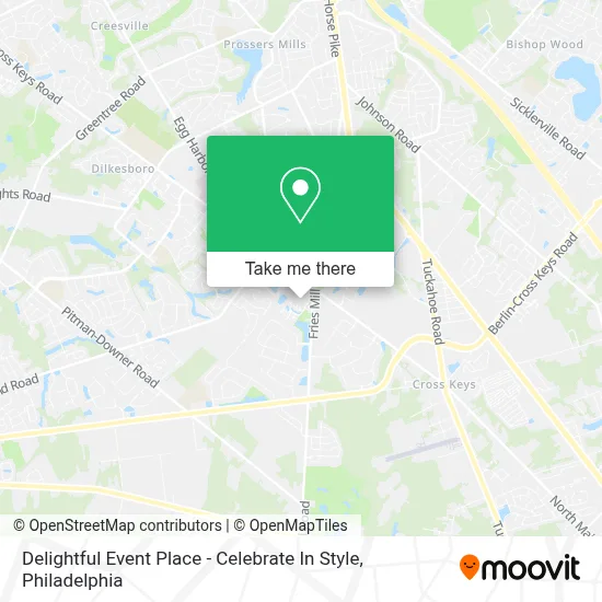 Delightful Event Place - Celebrate In Style map