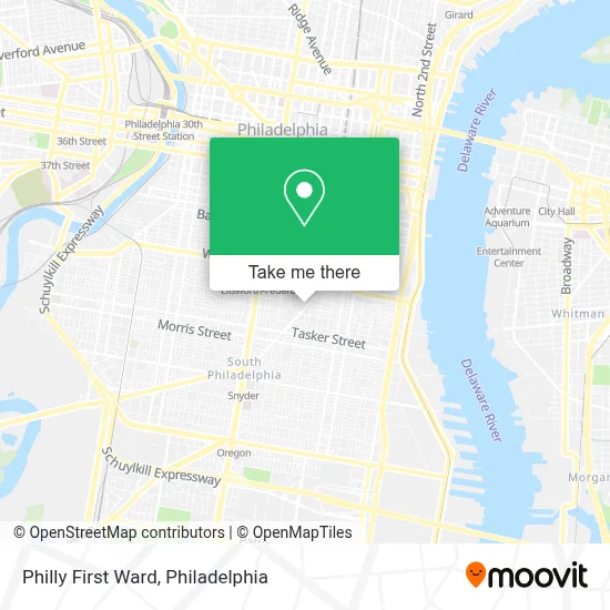Philly First Ward map