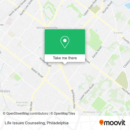 Life Issues Counseling map
