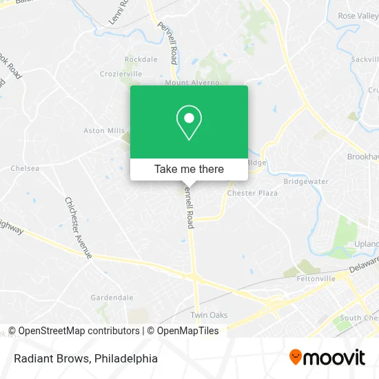 Radiant Brows map