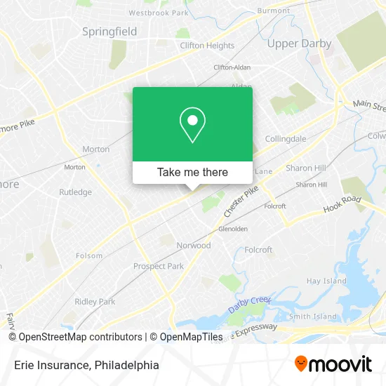 Erie Insurance map