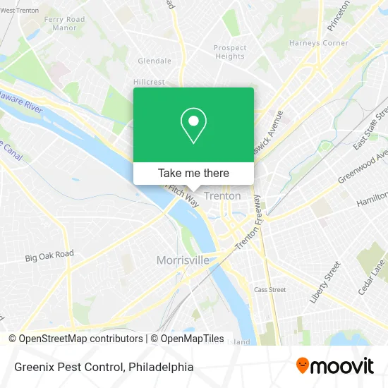 Greenix Pest Control map