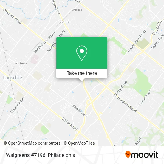 Walgreens #7196 map