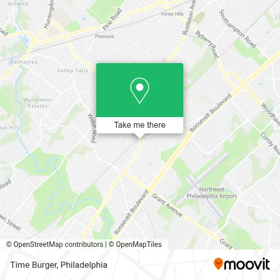 Time Burger map