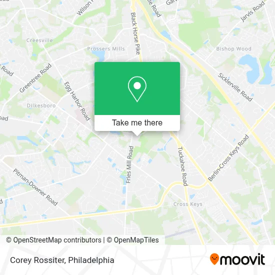 Corey Rossiter map