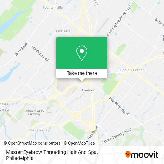 Master Eyebrow Threading Hair And Spa map
