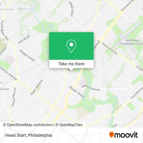 Head Start map
