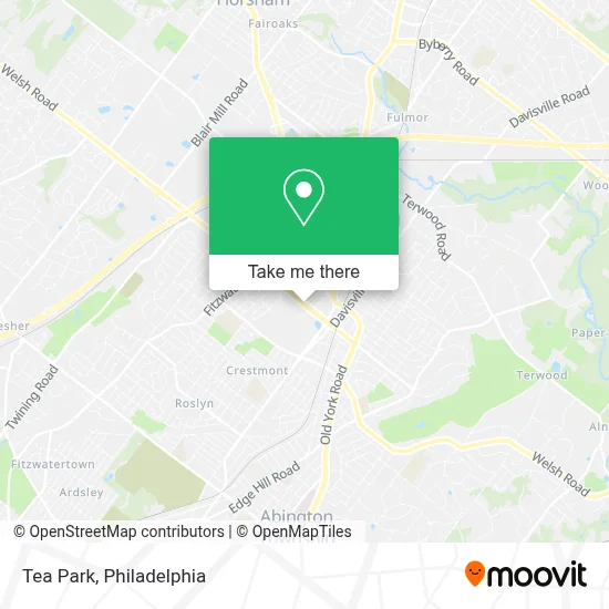 Tea Park map