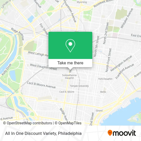 All In One Discount Variety map