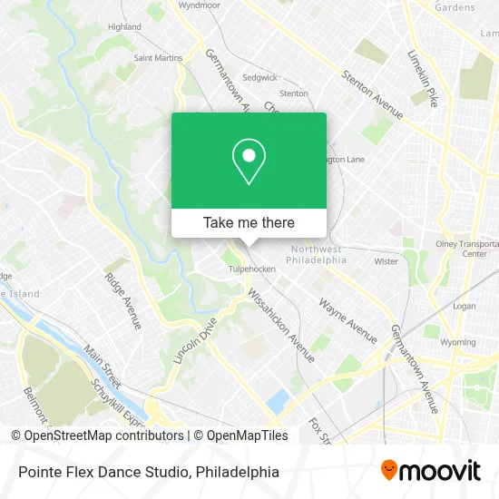 Pointe Flex Dance Studio map
