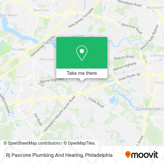 Rj Pascone Plumbing And Heating map