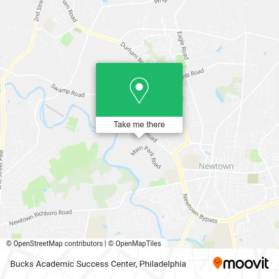 Bucks Academic Success Center map