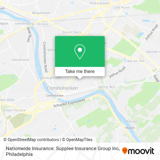 Nationwide Insurance: Supplee Insurance Group Inc map