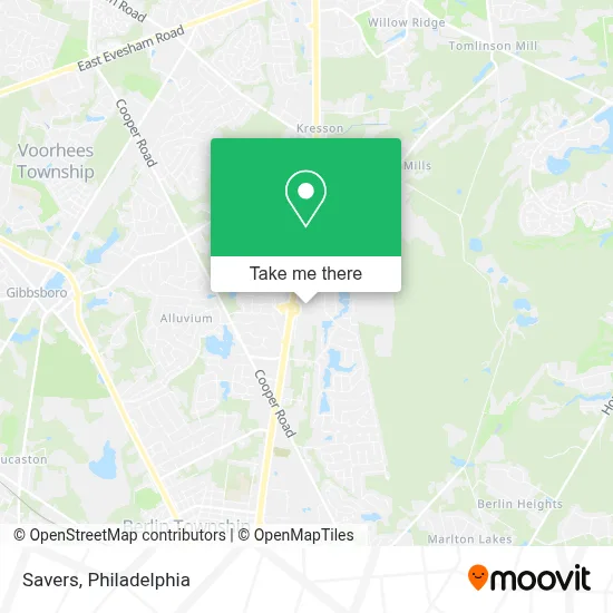 Savers map