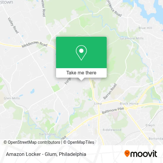 Amazon Locker - Glum map
