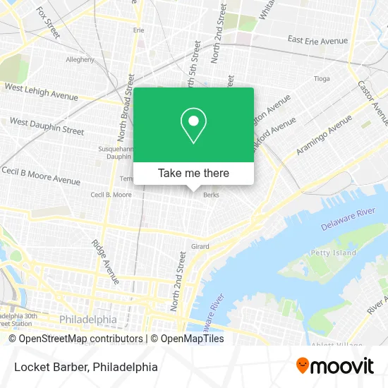 Locket Barber map