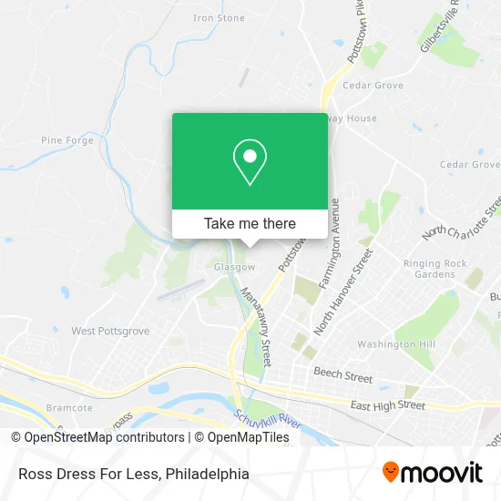 Ross Dress For Less map