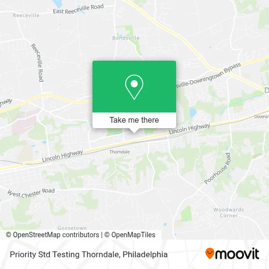 Priority Std Testing Thorndale map