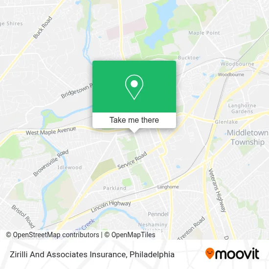 Zirilli And Associates Insurance map