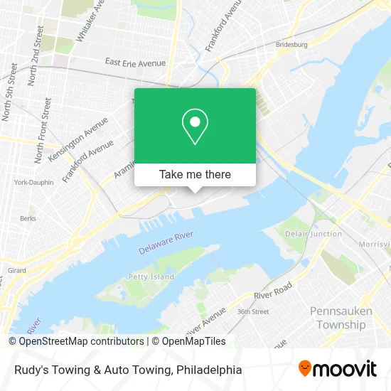 Rudy's Towing & Auto Towing map
