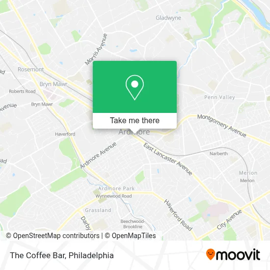 The Coffee Bar map