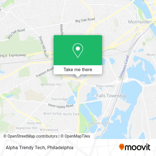 Alpha Trendy Tech map