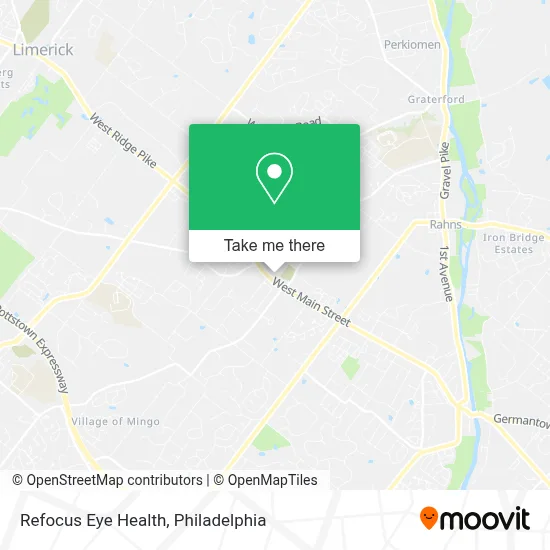 Refocus Eye Health map