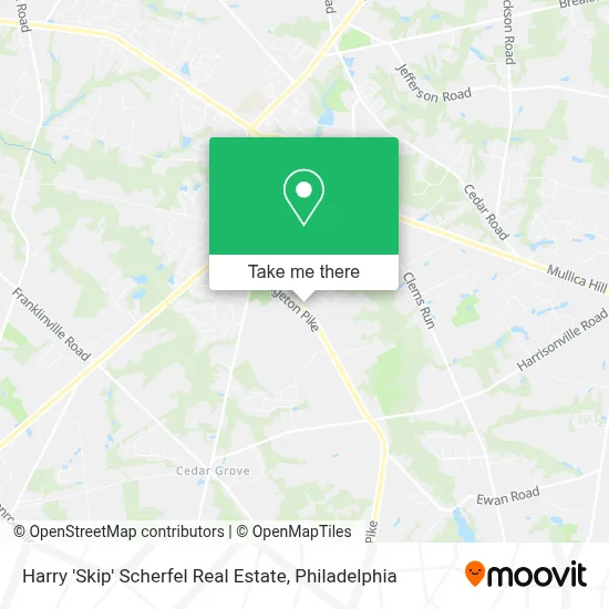 Harry 'Skip' Scherfel Real Estate map