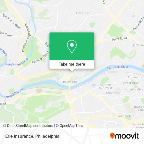 Erie Insurance map