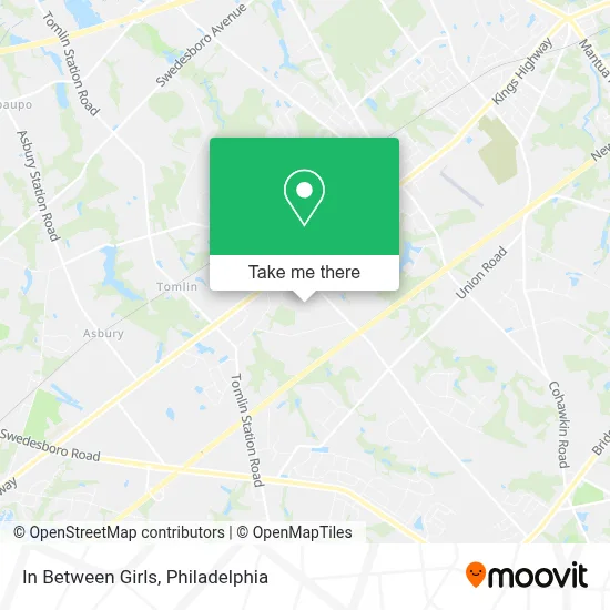 In Between Girls map