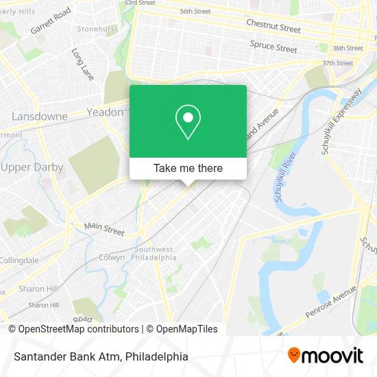 Santander Bank Atm map