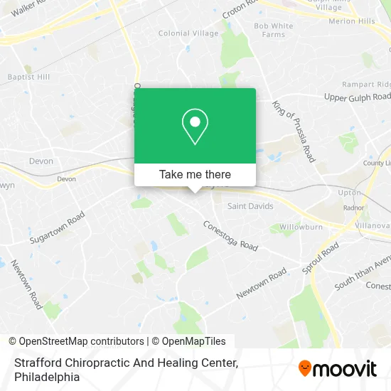 Strafford Chiropractic And Healing Center map