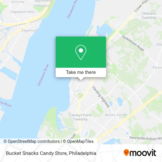 Bucket Snacks Candy Store map