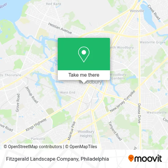 Fitzgerald Landscape Company map