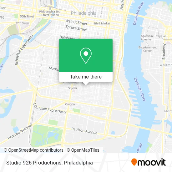 Studio 926 Productions map