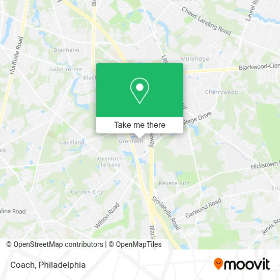 Coach map