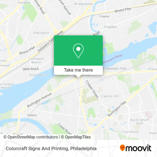 Colorcraft Signs And Printing map