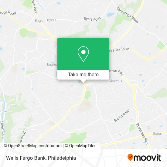 Wells Fargo Bank map