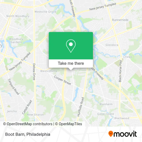 Boot Barn map