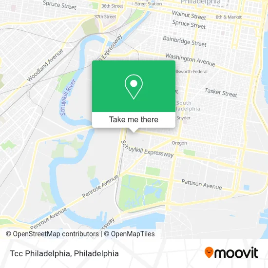 Tcc Philadelphia map