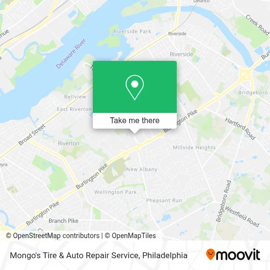 Mongo's Tire & Auto Repair Service map