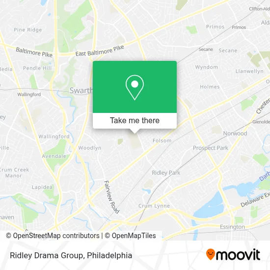 Ridley Drama Group map