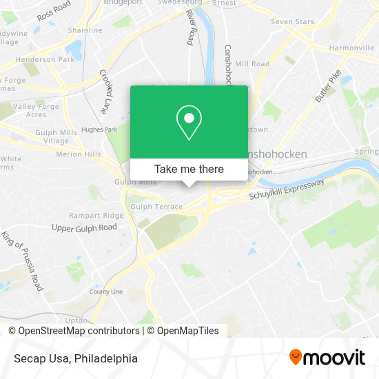 Secap Usa map