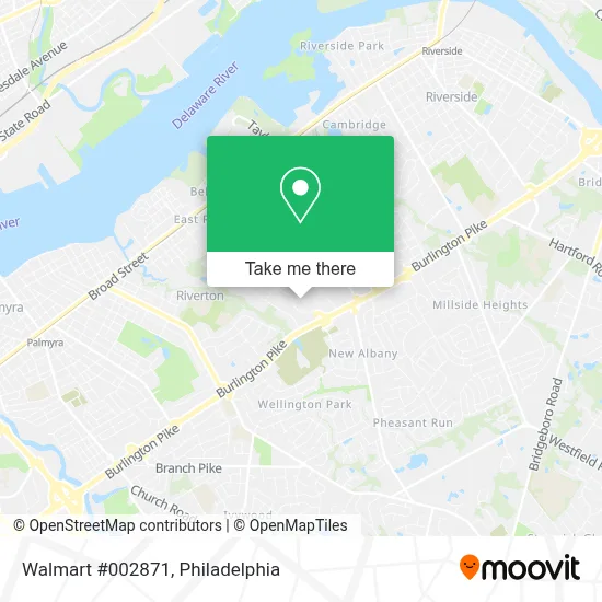 Walmart #002871 map